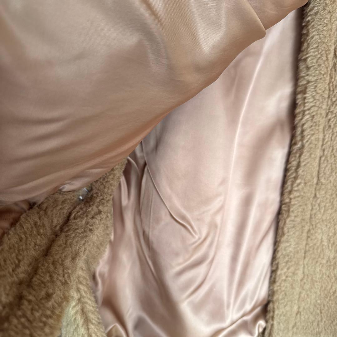 ベアポンチョコート　ケープコート　ボア　Sサイズ