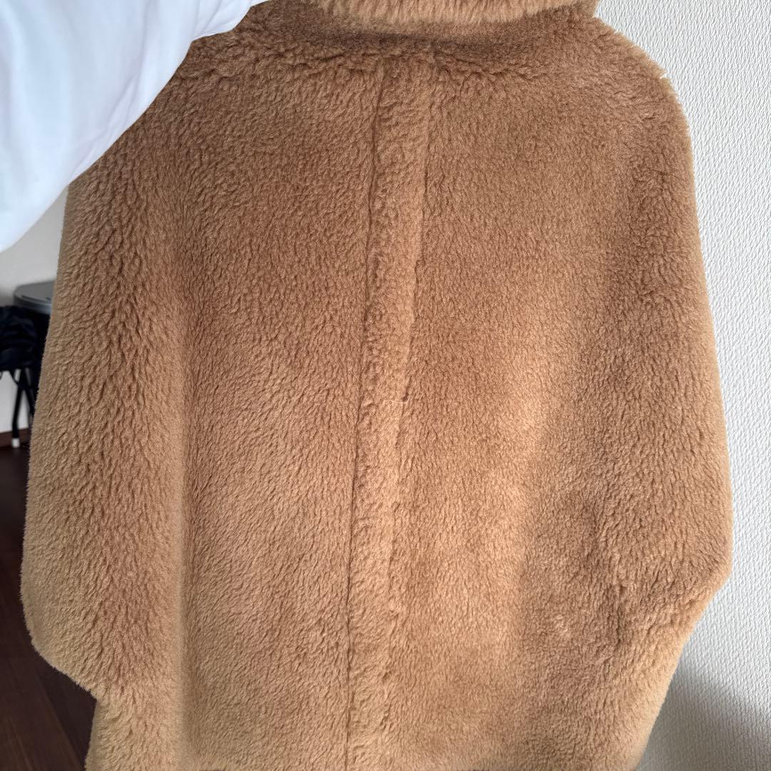 ベアポンチョコート　ケープコート　ボア　Sサイズ