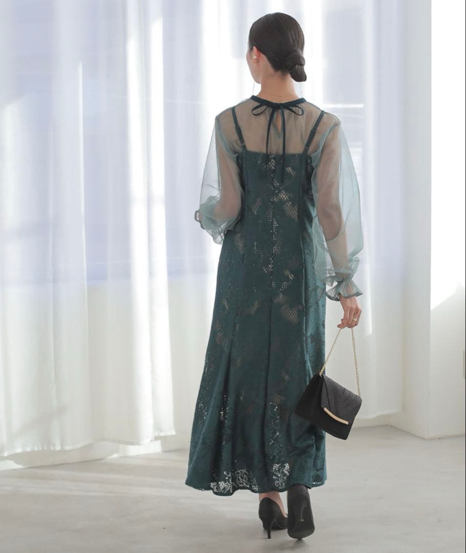 kana チュールボレロセット メニーウエイ パーティー ドレス S ミント