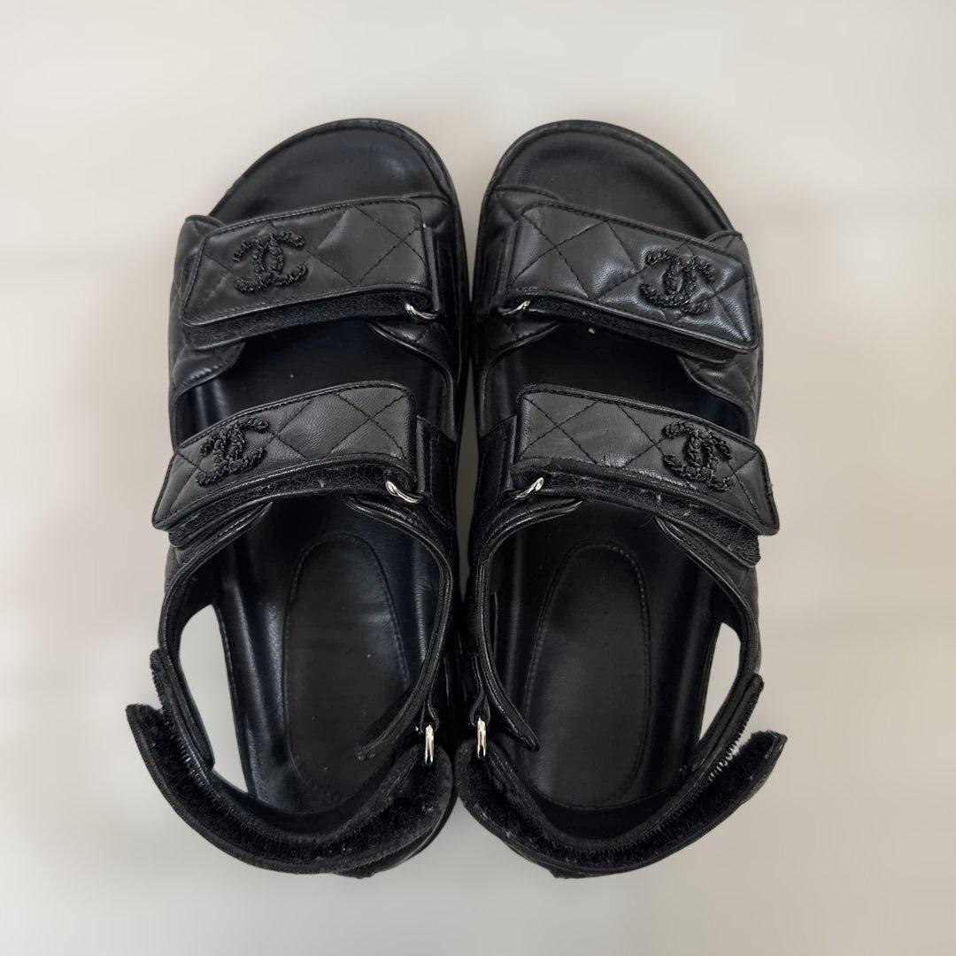 CHANELスポーツサンダル36