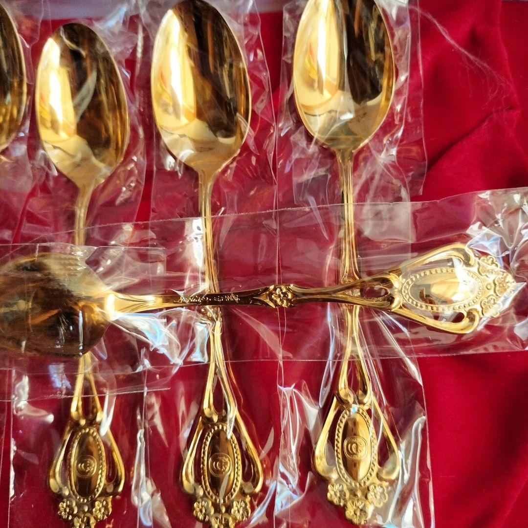 Noritake 金メッキ スプーンセット 5本と6本