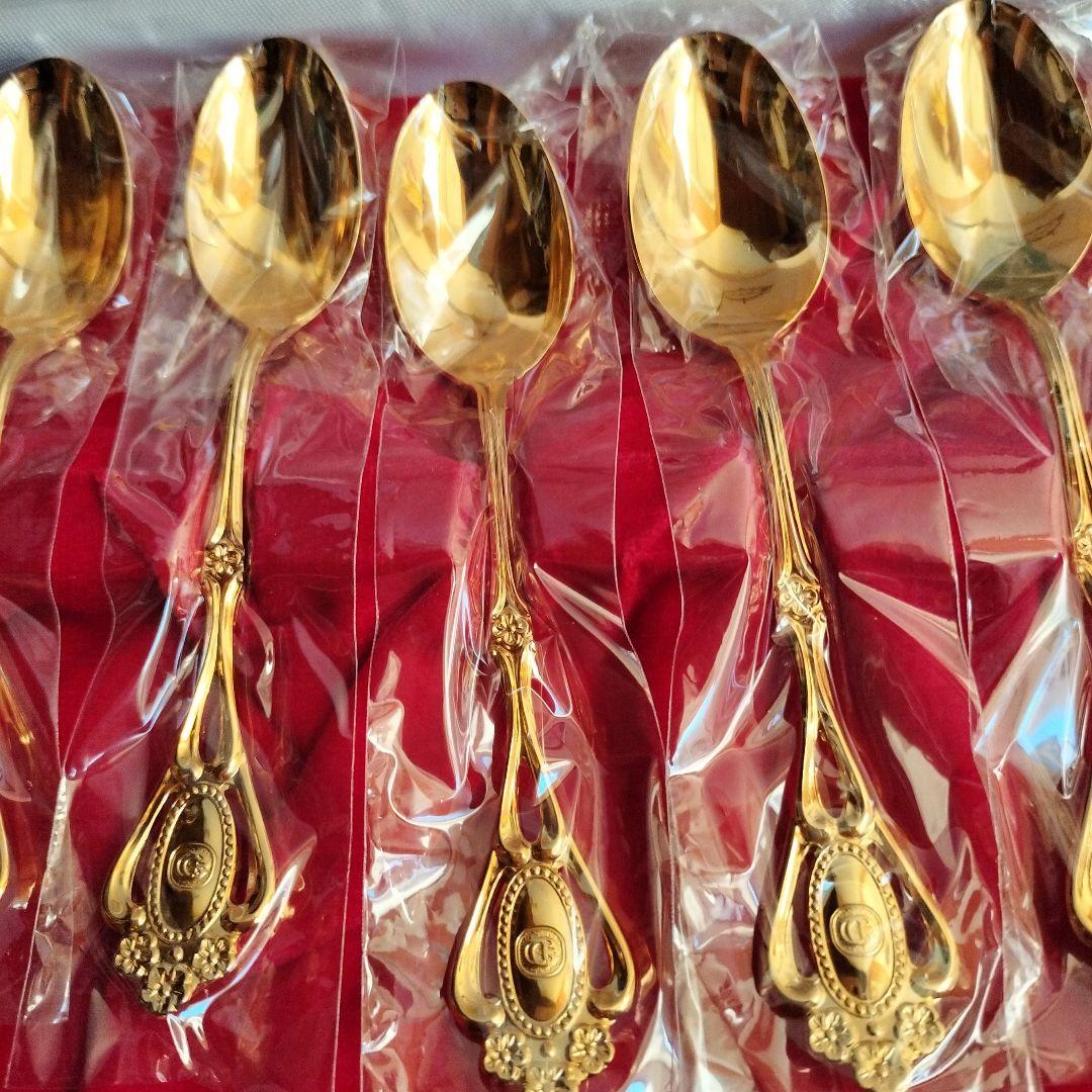 Noritake 金メッキ スプーンセット 5本と6本