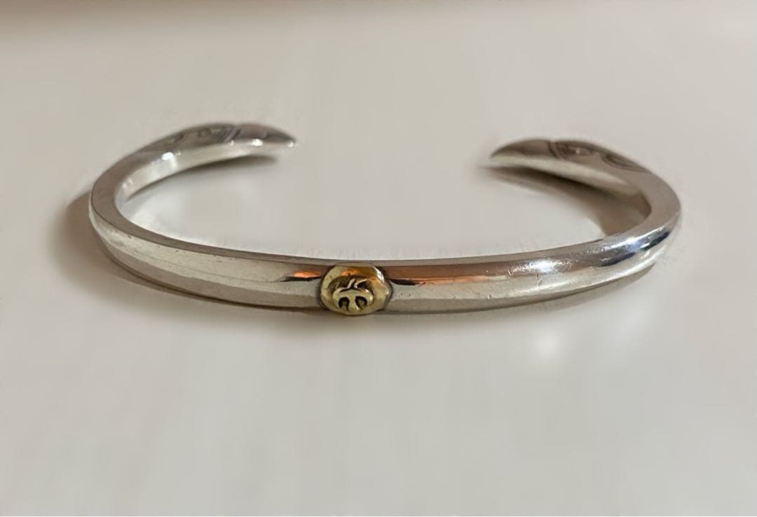 ハンドメイド イーグル バングル 幅0.5 ※調節可能