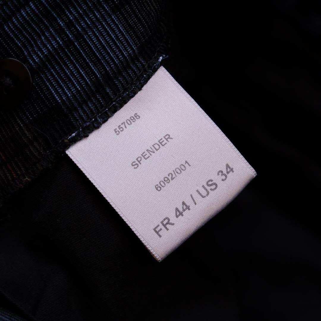 美品BERNARD ZINSコーデュロイチェックパンツSPENDER 44