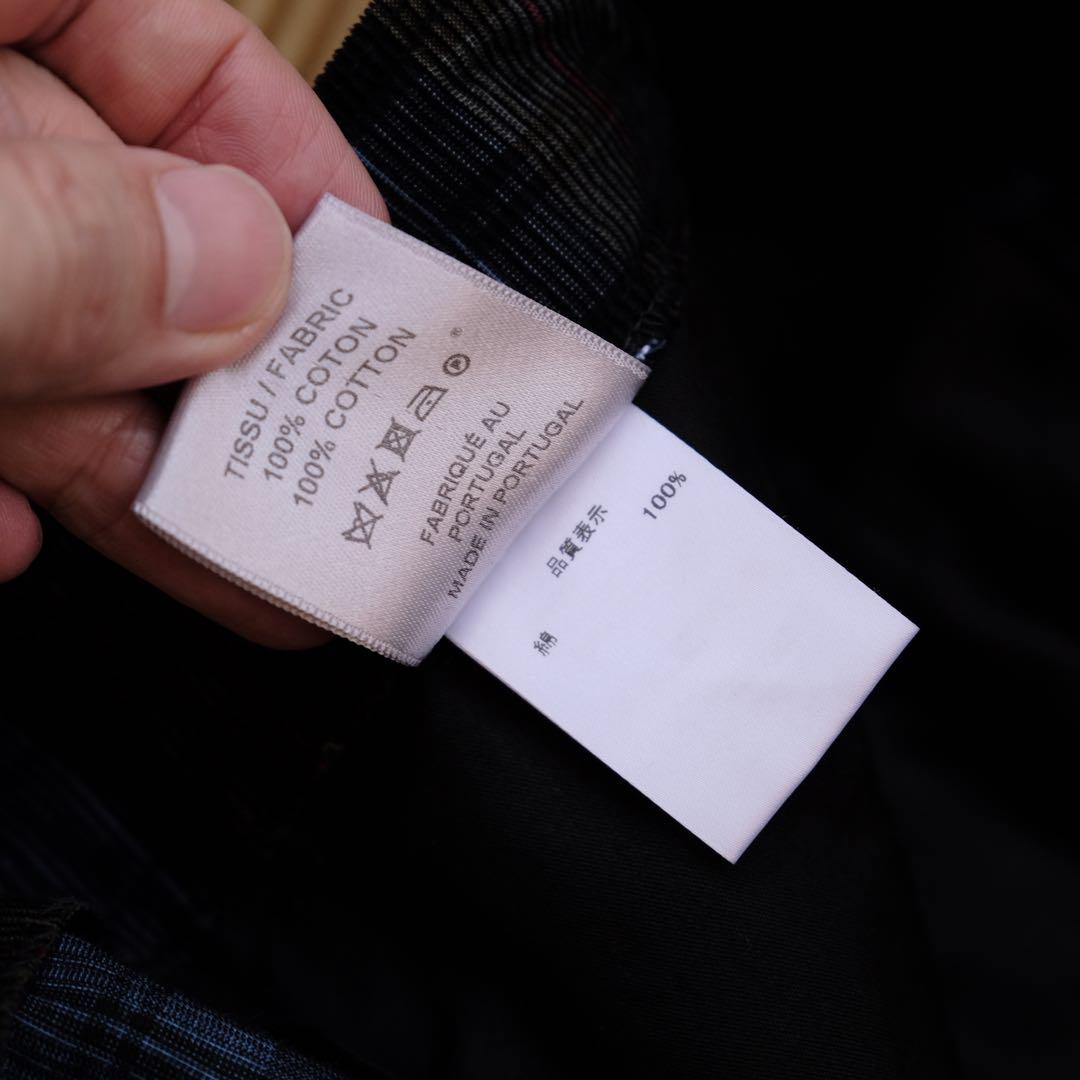 美品BERNARD ZINSコーデュロイチェックパンツSPENDER 44