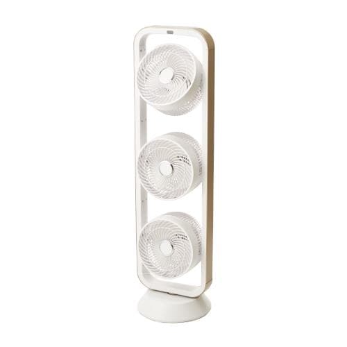 アルコレ 扇風機 3段 サーキュレーター 縦型 ALF-3001/W