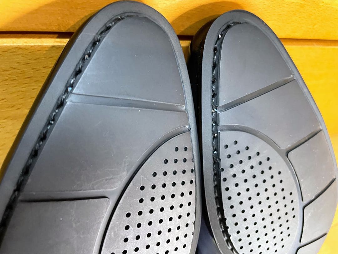 新品リーガルビジネスシューズモンクストラップスクラッチタフレザー25.5