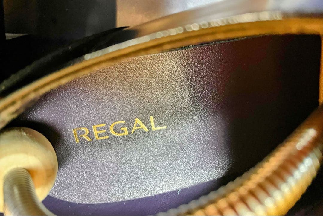 新品リーガルビジネスシューズモンクストラップスクラッチタフレザー25.5