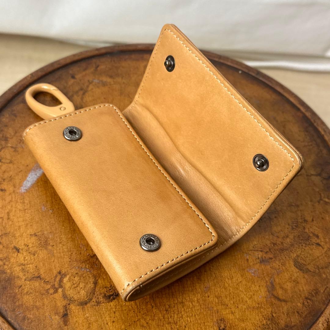 MIHARA YASUHIRO 炙り出しレザーキーケース