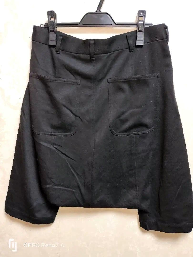 COMMEdesGARCONS コムコム サルエルパンツ ブラック　ベージュ