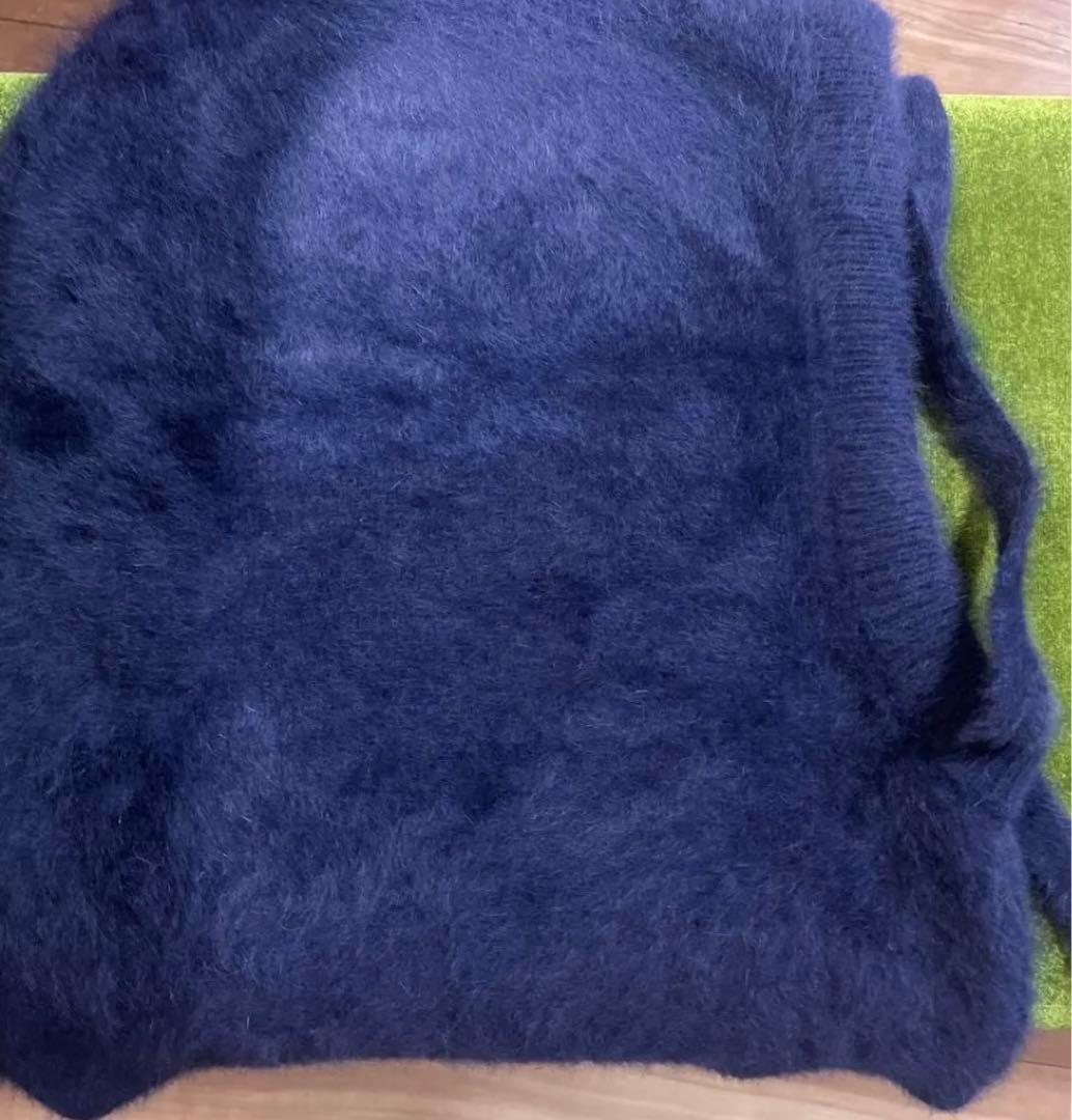 Curensology FOXカシミヤバラクラバ　ネイビー