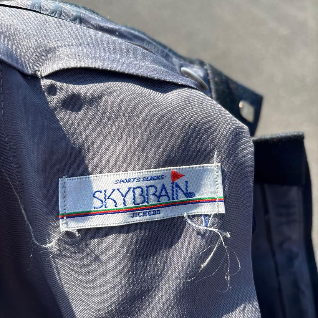 ビ*ト様 【希少】70s 80s 極太 2タック チェック スラックス