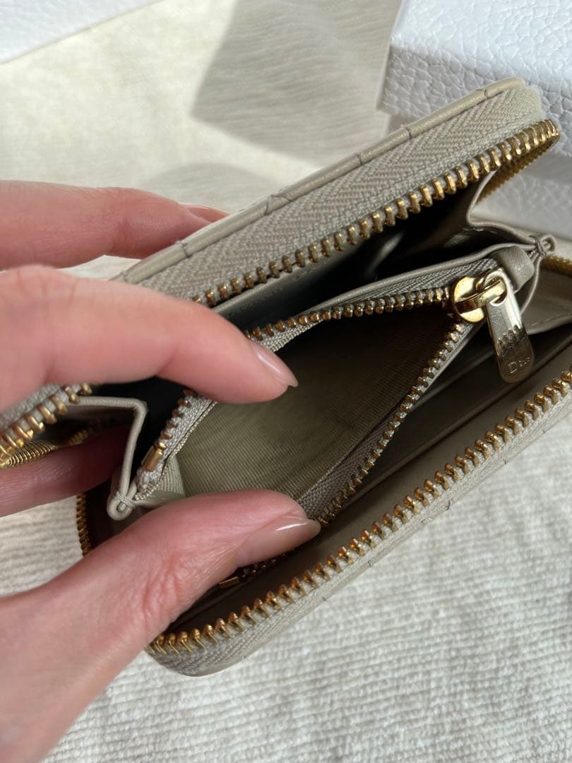 【DIOR】 ジップケース スモール ショッパー・箱付き※説明文要確認