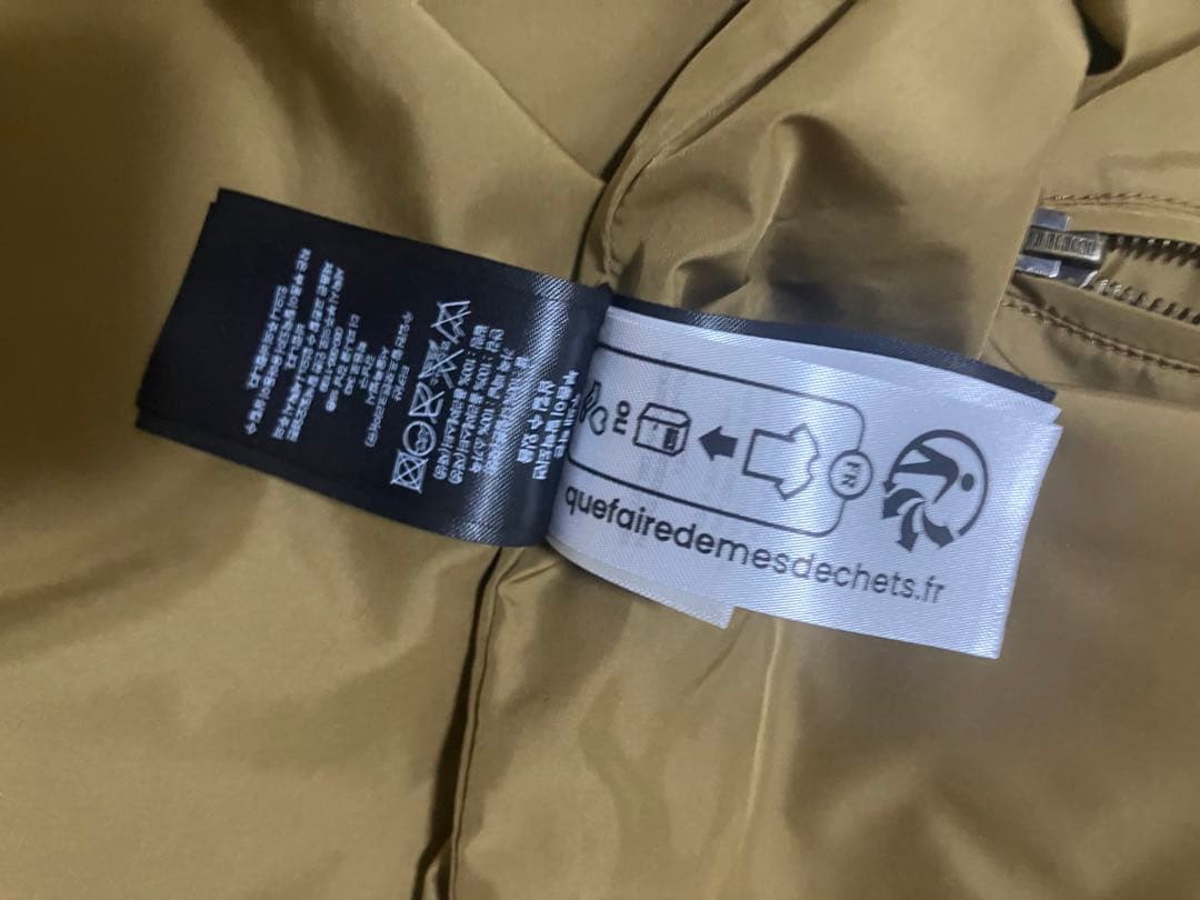 RRI ダウンベスト・キルティングベスト 青 レザー