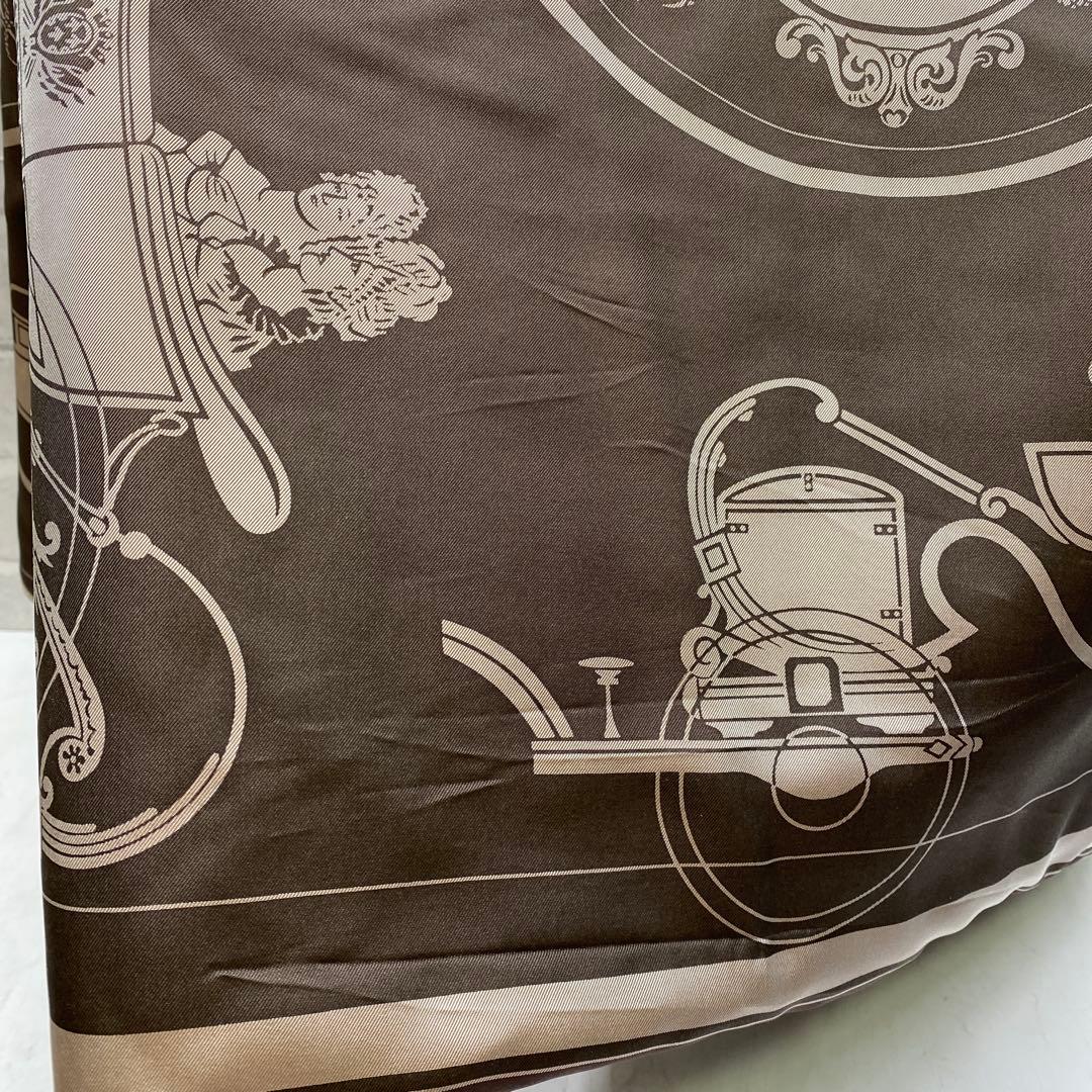 エルメス シルクブルゾン マルジェラ期 総柄 馬車 リバーシブル ハーフコート