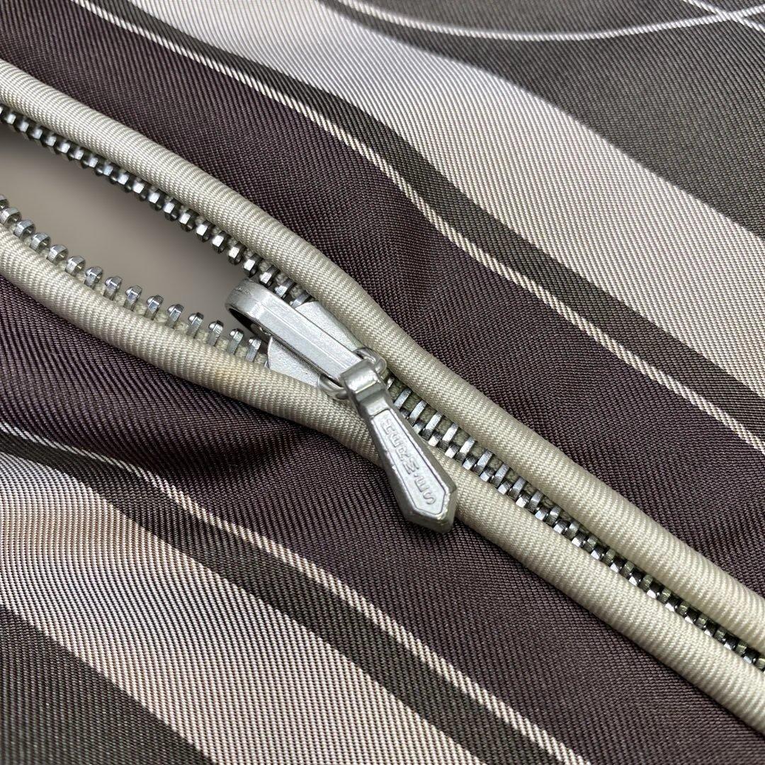 エルメス シルクブルゾン マルジェラ期 総柄 馬車 リバーシブル ハーフコート