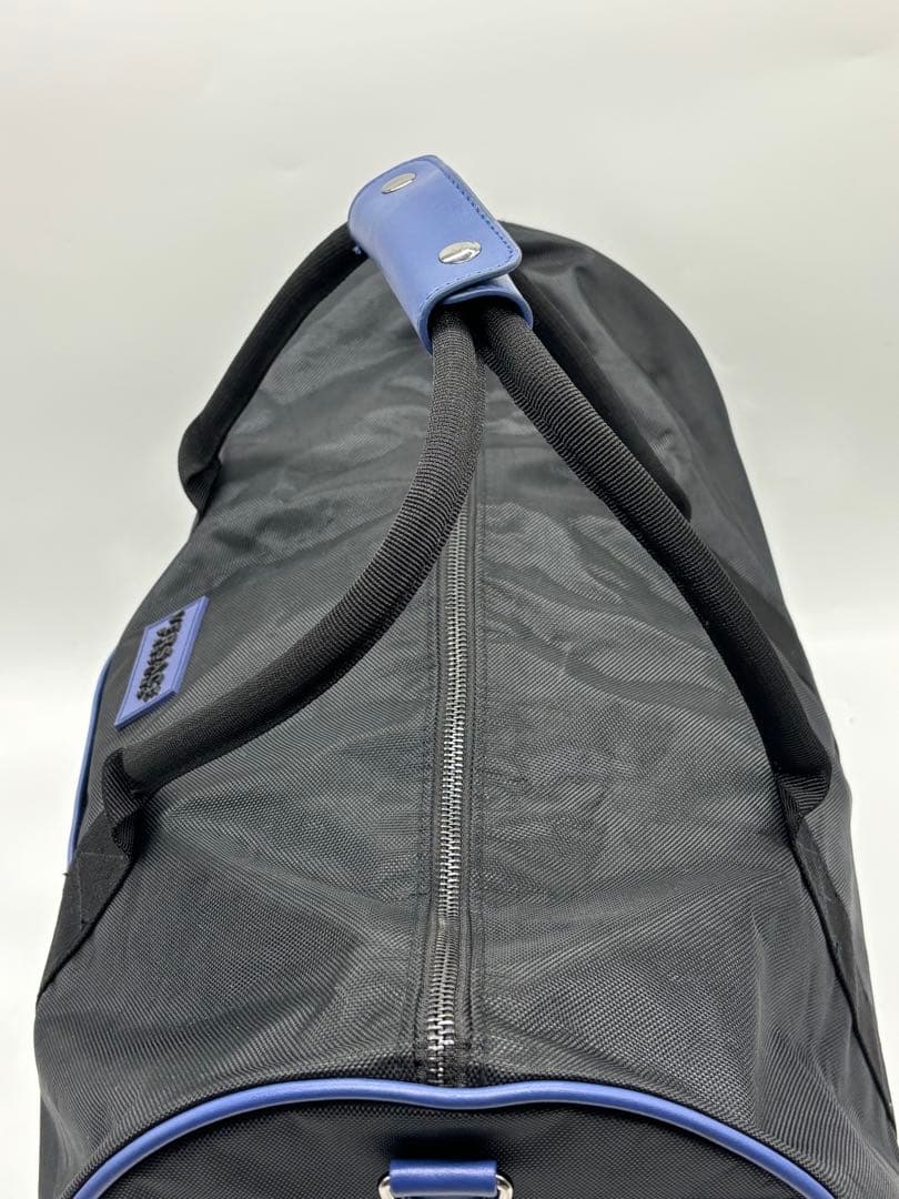 【未使用級】ヴェルサーチ ボストンバッグ 黒 旅行用カバン 2way ショルダー