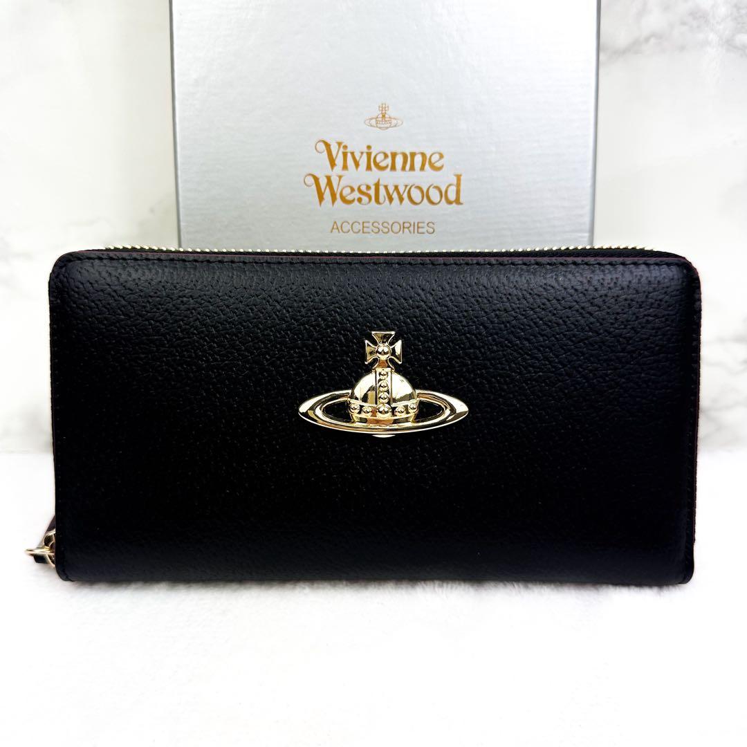 ヴィヴィアンウエストウッド　長財布　黒
