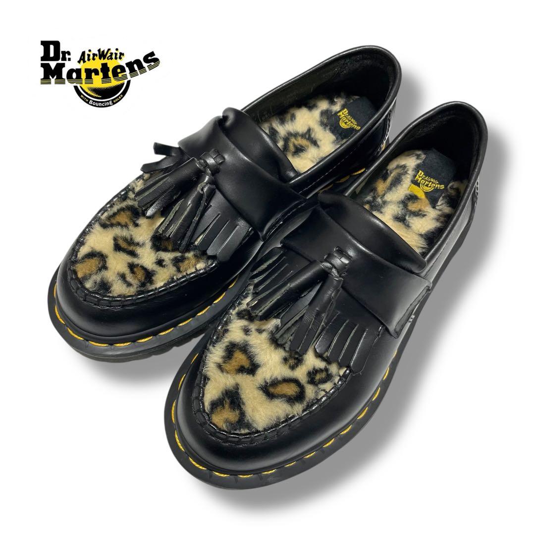美品 Dr.Martens タッセルローファー エイドリアン レオパード