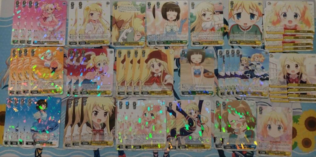 ヴァイスシュヴァルツ　きんいろモザイク　8枝デッキ＋交換用パーツセット