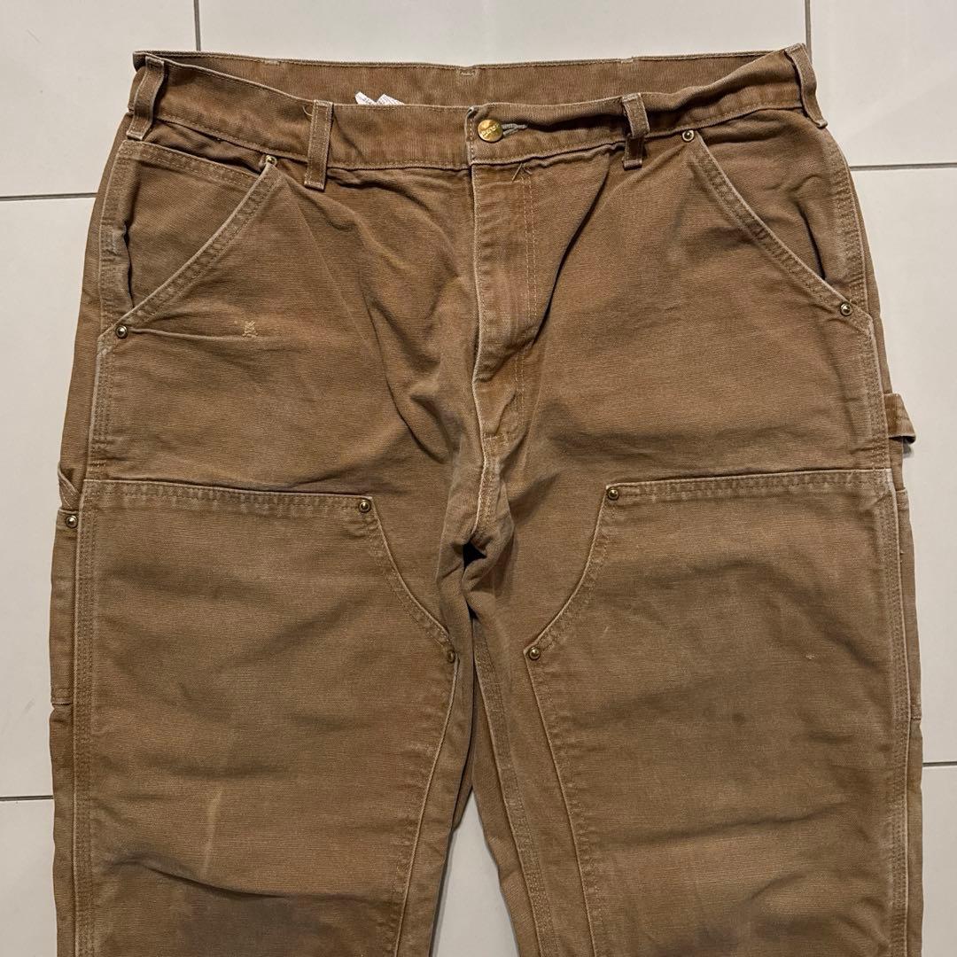USA製 Carhartt ダブルニーペインターパンツ BRN W36L30