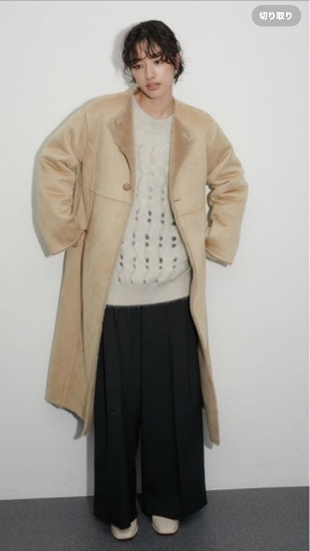 ADAM ET ROPÉ FEMME レディフェイクボアコート