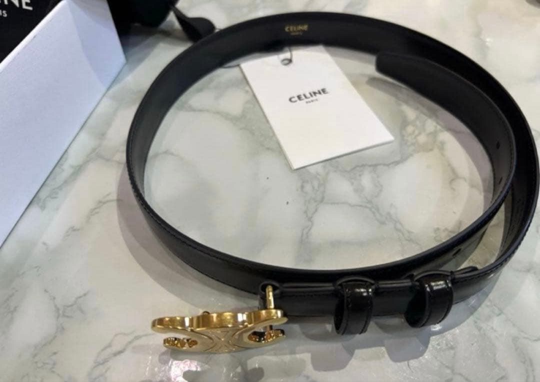 【即日配送】セリーヌ トリオンフ ベルト ミディアム