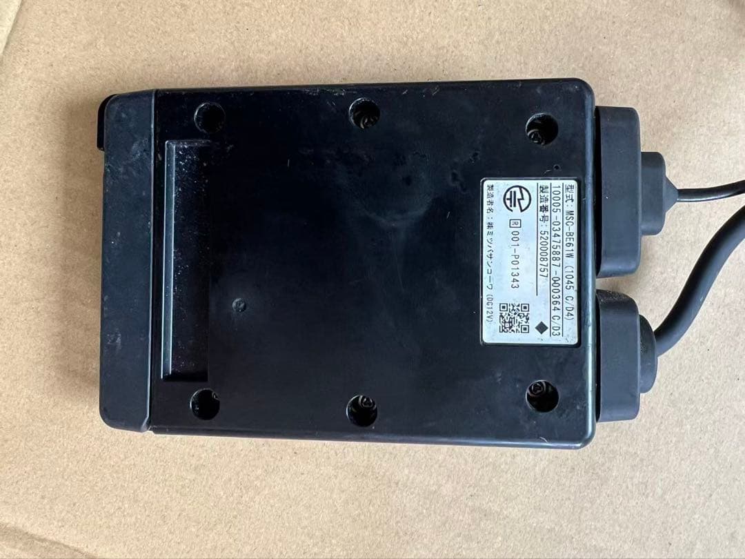 バイク用　ETC　ミツバ　MSC-BE61W