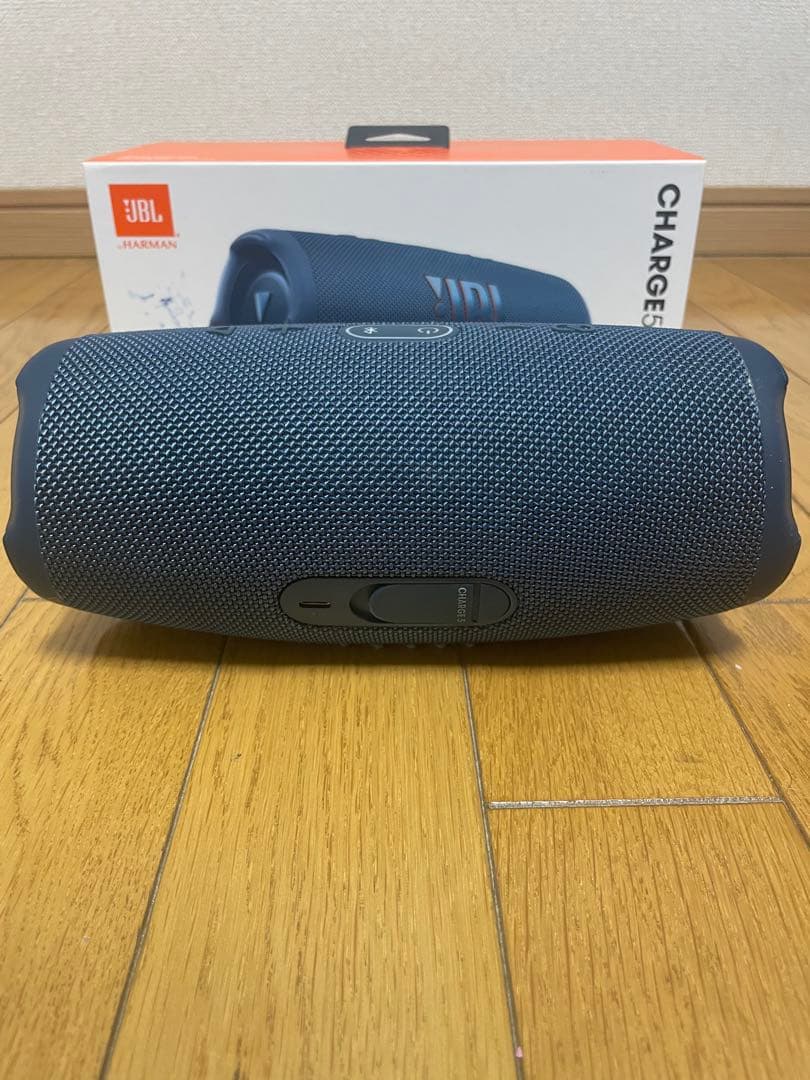 JBL Charge5 ワイヤレススピーカー ブルー 付属品あり
