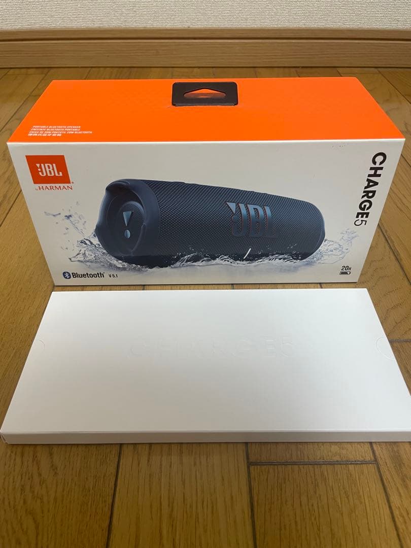 JBL Charge5 ワイヤレススピーカー ブルー 付属品あり