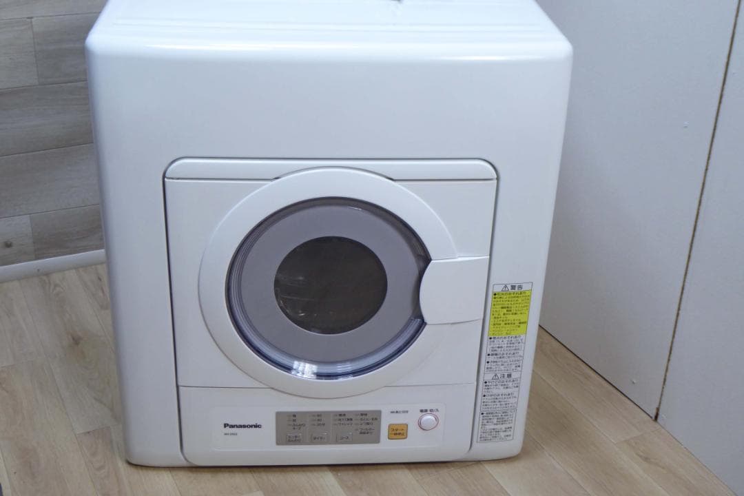 美品　パナソニック 5.0kg 電気衣類乾燥機 ホワイト NH-D503