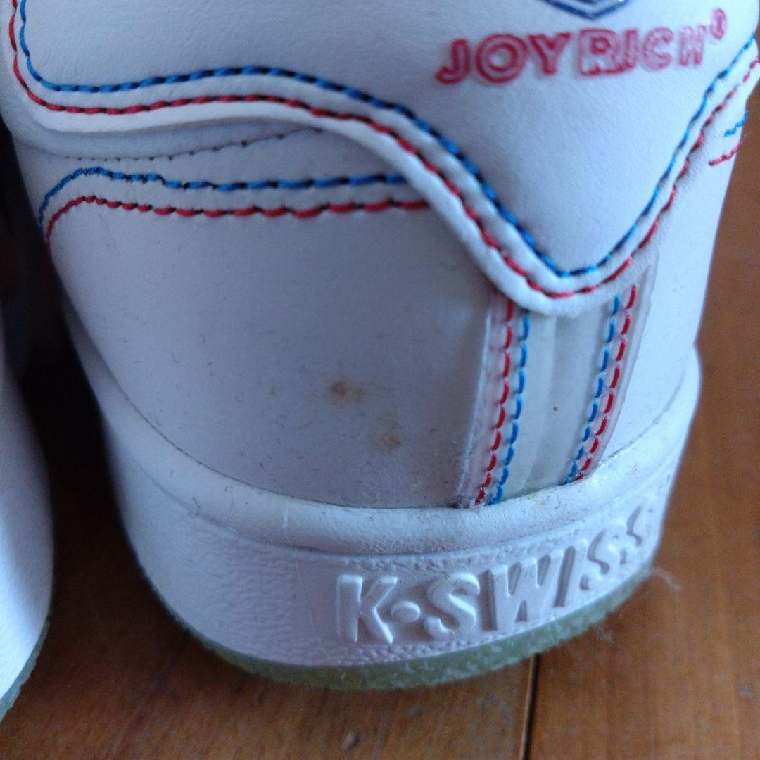 最終値下げ！　K-SWISS JOY RICH ホワイト/ブルー シューズ