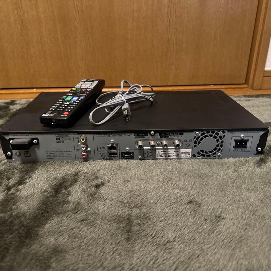 SHARP BD-T1800 ブルーレイレコーダー