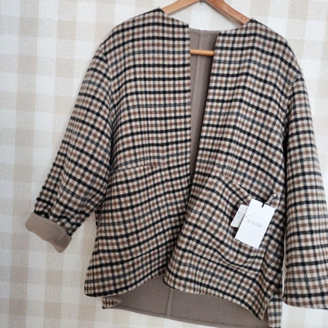 新品　LE GLAZIK　リバーシブルコート