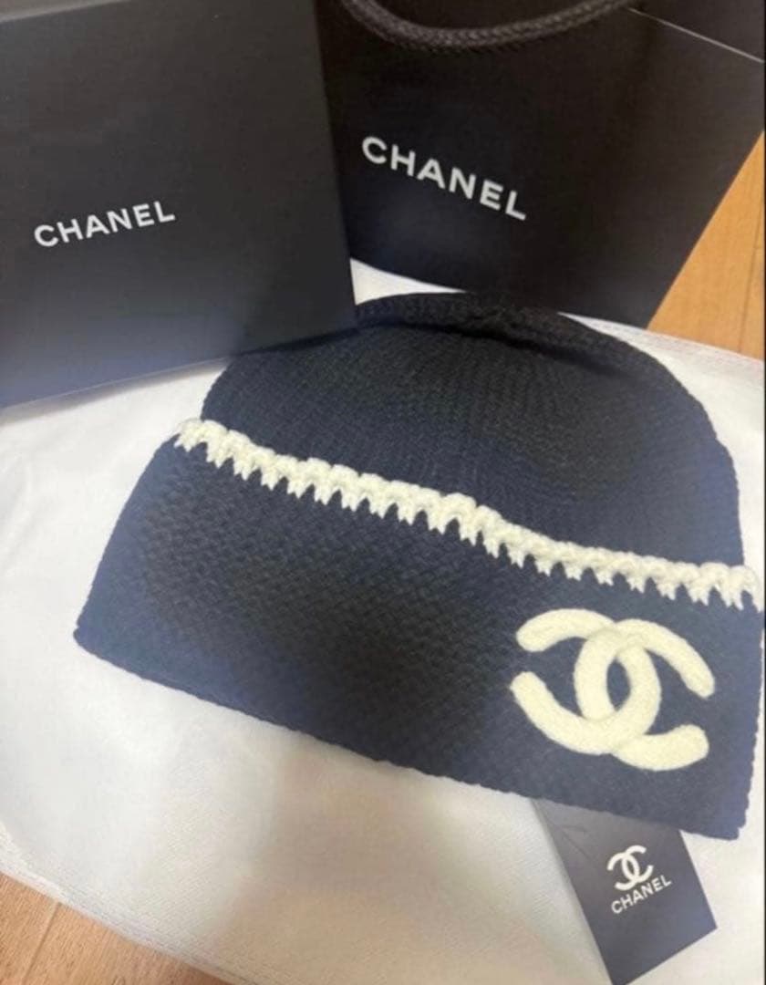 CHANEL ニット帽 ノベルティー 即日発送