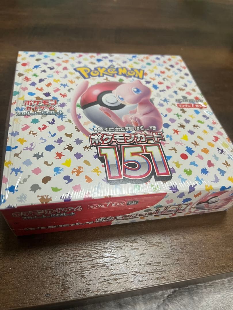 ポケモンカード　151 シュリンク付きBOX 新品、未開封
