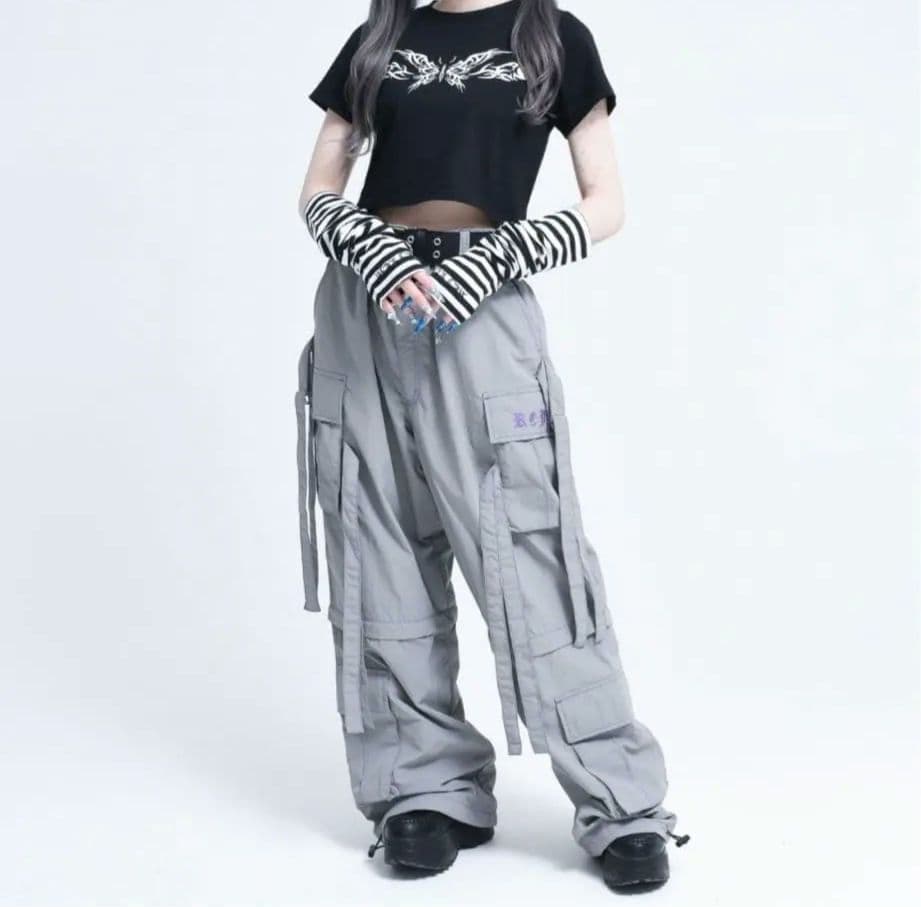 状態良好　レフレム　セパレートワイド　アジャスター　ナイロンパンツ