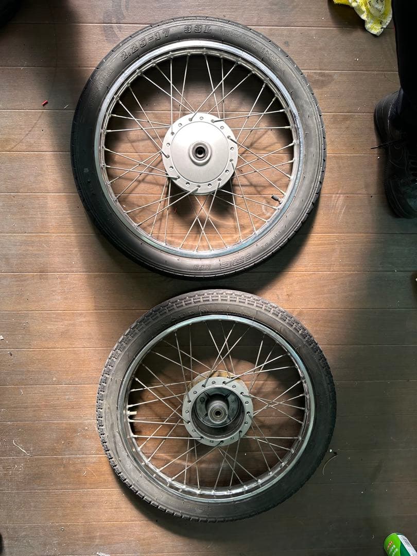 カブ　スーパーカブ　カブプロ　17インチホイール　ハブドラム　スポークホイール