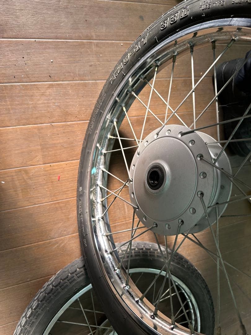 カブ　スーパーカブ　カブプロ　17インチホイール　ハブドラム　スポークホイール