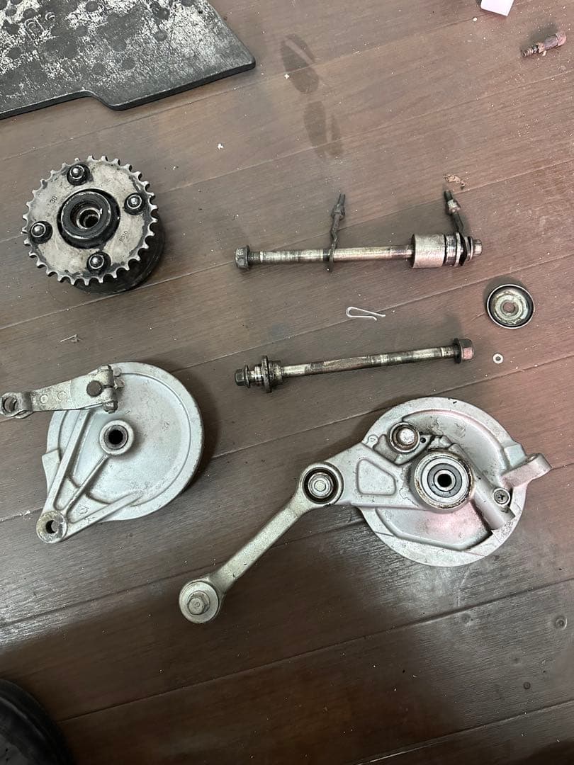 カブ　スーパーカブ　カブプロ　17インチホイール　ハブドラム　スポークホイール