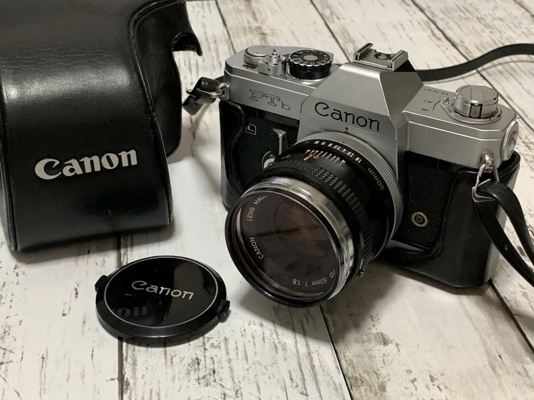 キヤノン　フィルム一眼レフカメラCanon FTb 50mm 1.8
