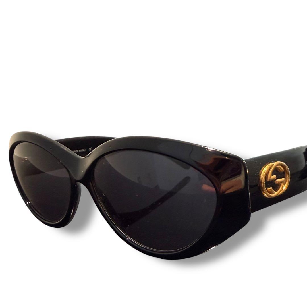 GUCCI グッチ サングラス GG2195/S ブラック×ゴールド　ダブルG