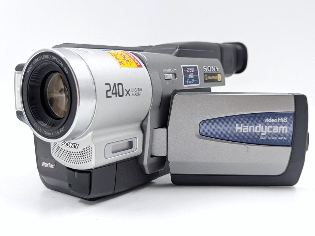 8mmテープのダビングに！ SONY ビデオカメラ CCD-TRV86