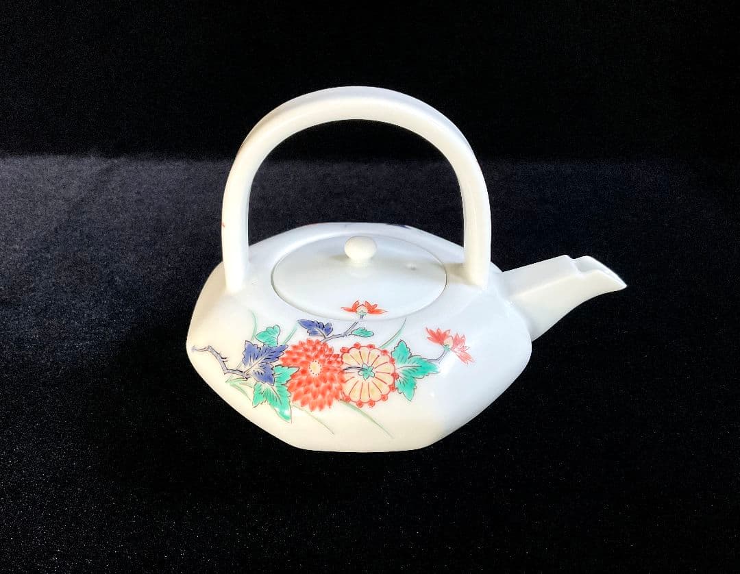 【未使用】十三代 酒井田柿右衛門　酒器セット　銚子　お猪口