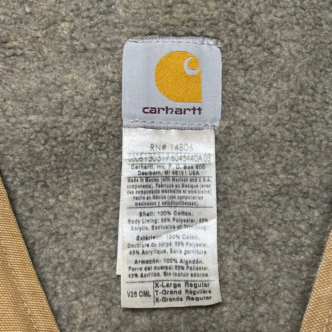 男*ン様 Carhartt カーハート ダックベスト メキシコ製 XL V26