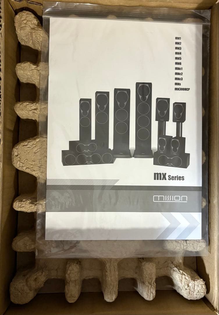 MISSION MX-S ブラック ブックシェルフスピーカー