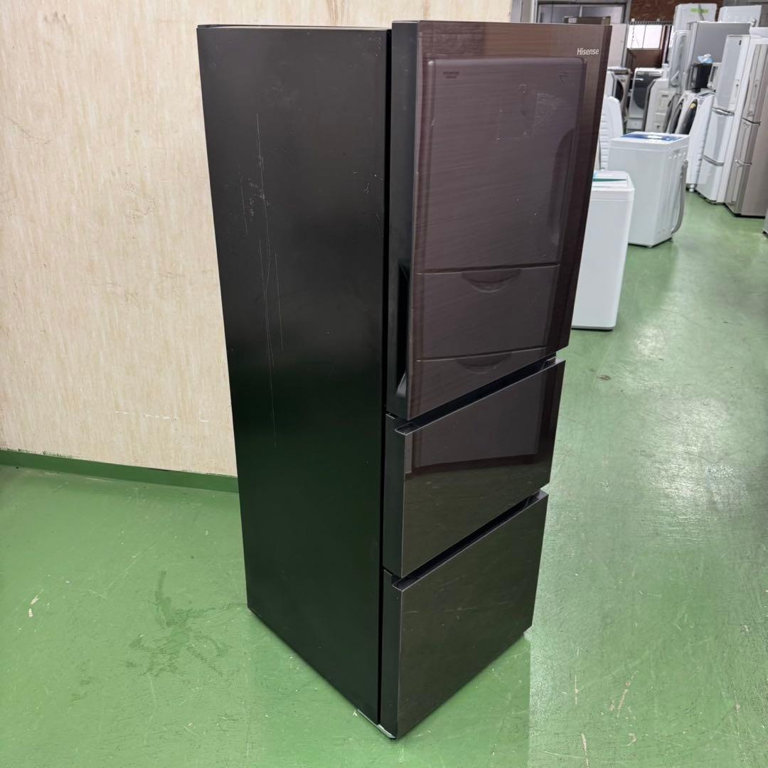 122 関東配送　冷蔵庫　大型　小型　200L〜300L 右開き　鏡面デザイン