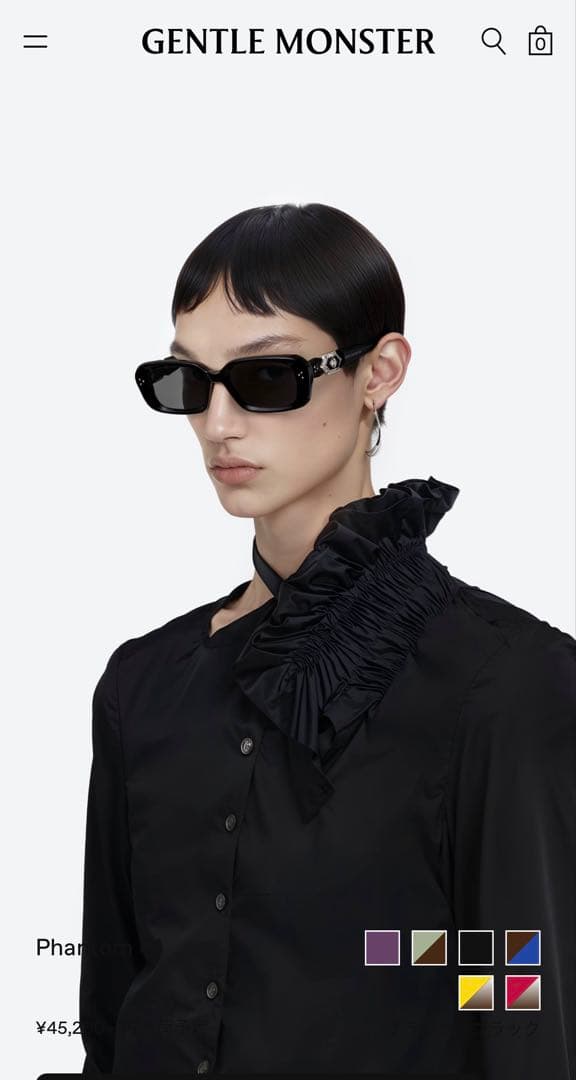 GENTLE MONSTER サングラス Phantom01 ブラック完全正規品
