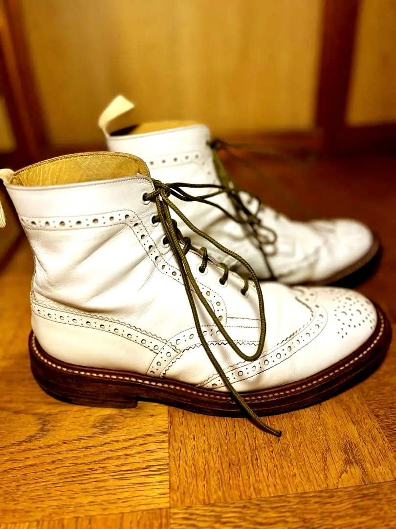 トリッカーズ　カントリーブーツ・マートン　白