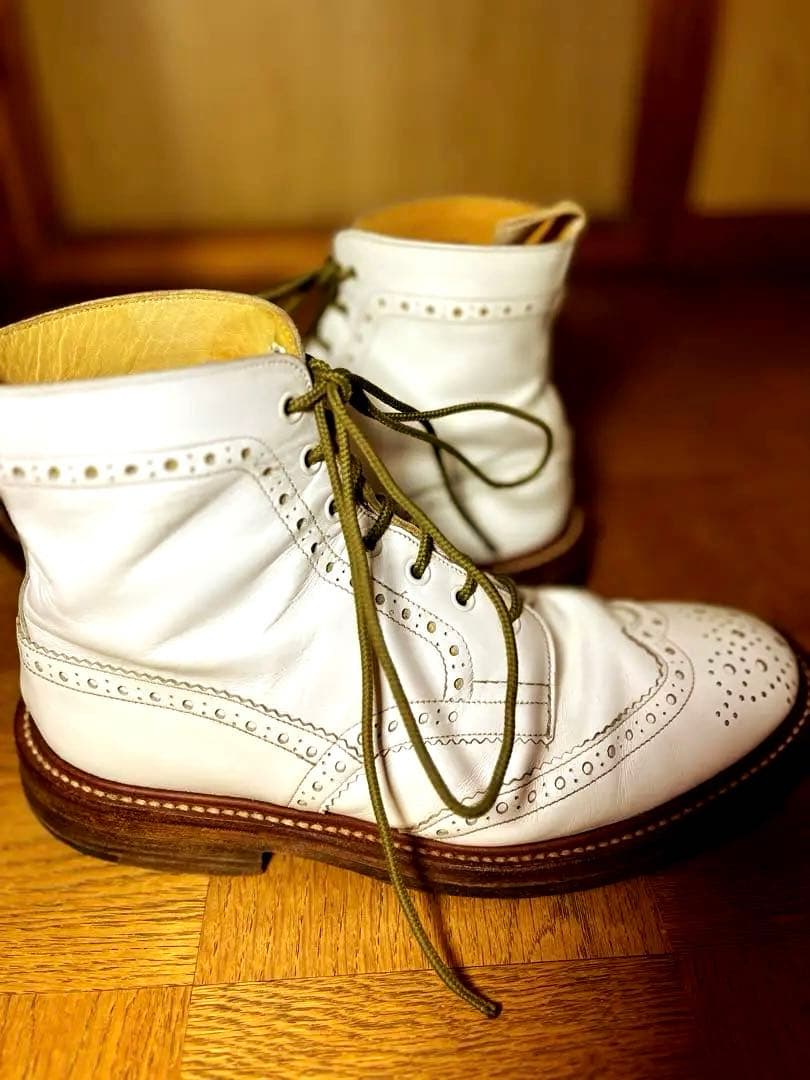 トリッカーズ　カントリーブーツ・マートン　白